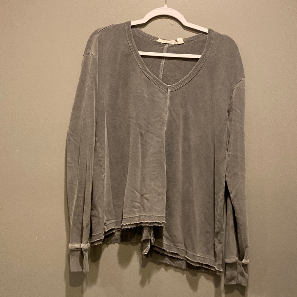 Wilt Charcoal V-Neck Sweatshirt